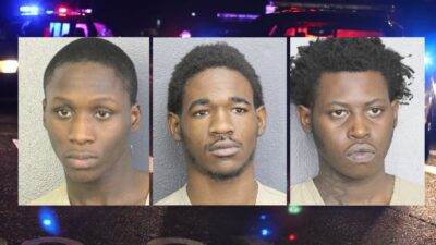 3 Men Arrested For Robbing Woman at Coral Springs Condominium