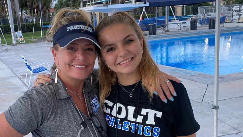 Former CSC Swimmer Faces Off Against Panthers as Head Coach of Coral Former CSC Swimmer Faces Off Against Panthers as Head Coach of Coral Springs High SchoolSprings High School
