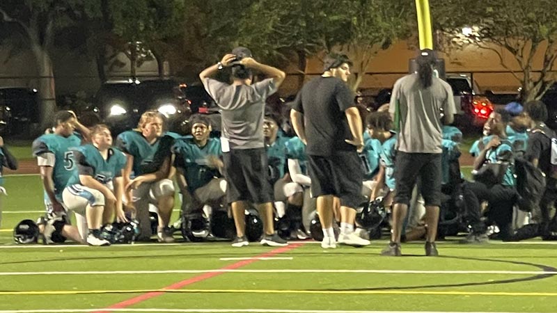Coral Glades JV Football Team Picks Up Shutout Win Over City Rival