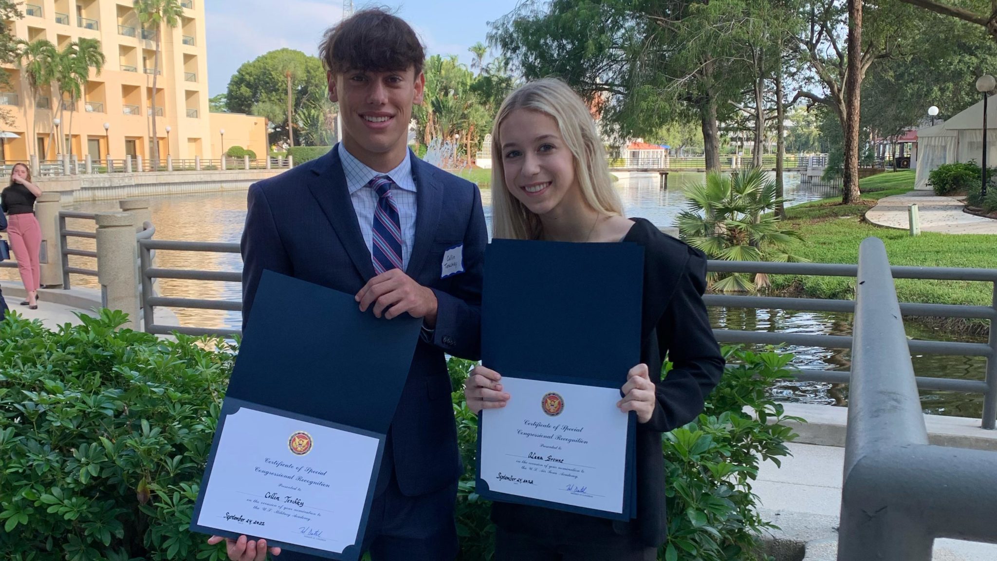 2 Coral Springs Charter Students Receive Military Academy Nominations