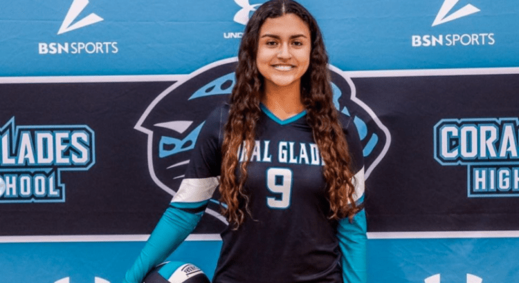 Coral Glades Girls Volleyball Honors Kat Hernandez on Senior Night