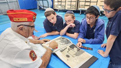 Lubavitch Hebrew Academy Honors Vets on Veterans Day