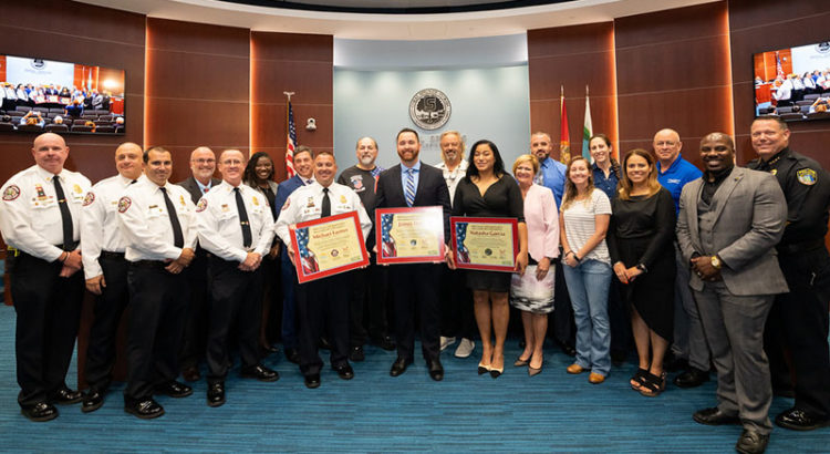 Coral Springs Commission Recognizes 2022 First Responders for their Service