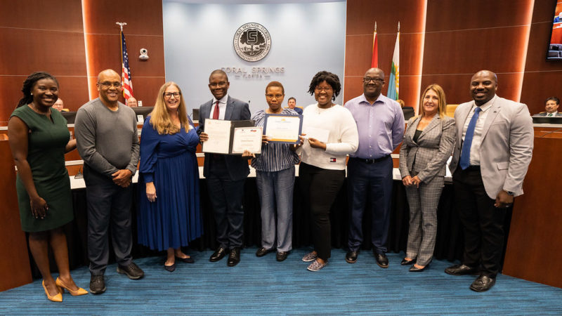 City Commission Honors Middle School Winner of The Florida Women’s History Essay Contest