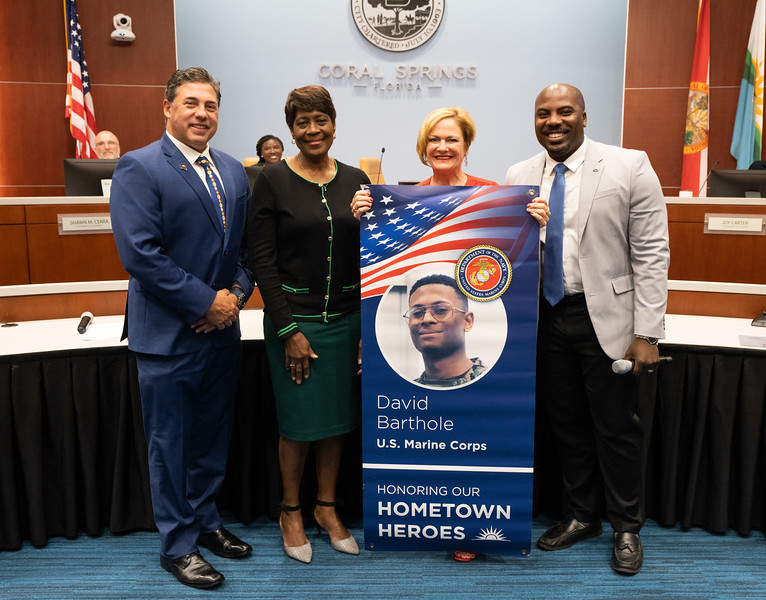 Coral Springs Commission Honors 10 Hometown Heroes For Their Service and Sacrifice