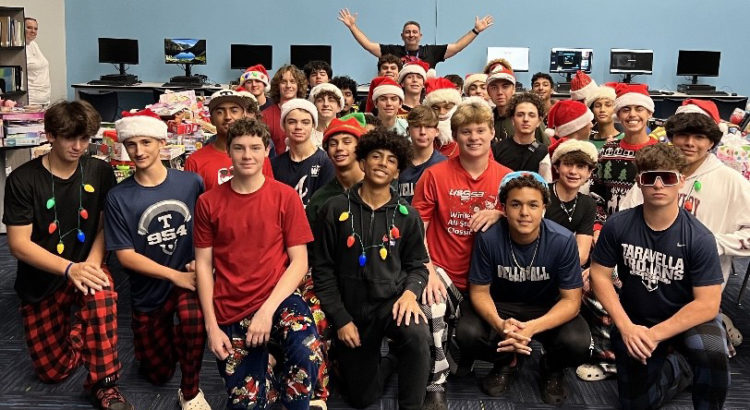 J.P. Taravella Baseball Team Hits a Home Run with 1,000 Toy Donation for Local Behavioral Center