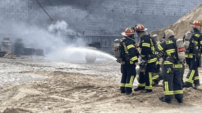 Multiple Units Respond to Fire at Coral Springs Building Site