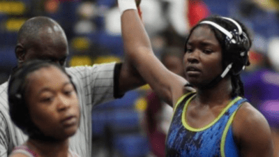 Coral Springs High School’s Vanessa Alexandre made history becoming the first female wrestler to make the State Championship. 