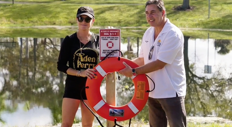 18 Coast Guard-Certified Water Safety Rescue Rings Installed in Cypress Park to Prevent Drownings, in Honor of Aden Perry’s Legacy