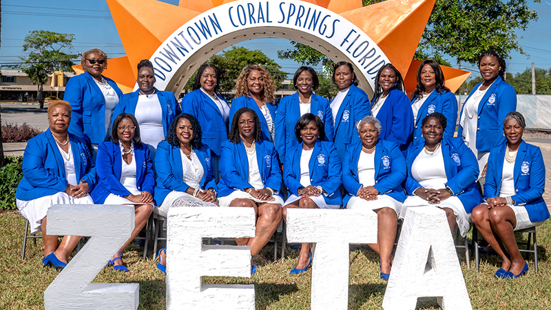 Coral Springs' Zeta Phi Beta Chapter Gives Back to the Community With 2 Events