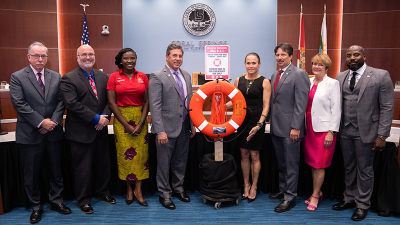 Water Safety Rescue Rings Coming to Coral Springs Starting Feb. 25