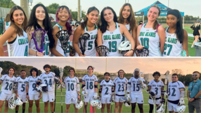 Coral Glades Boys and Girls Lacrosse Win on Senior Night