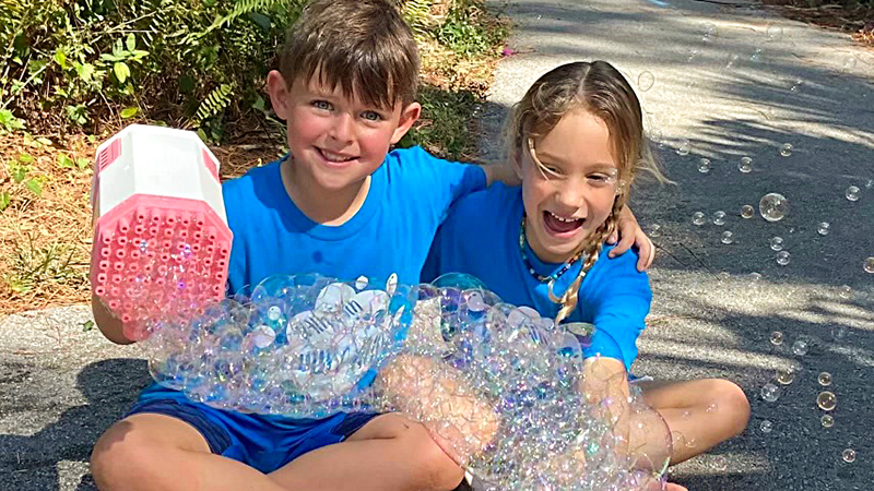 Ramblewood Elementary's Bubble Run Raises Almost $12,000 for School