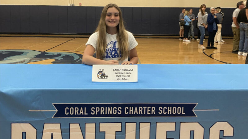 Sarah Henault Becomes 2nd CSC Volleyball Set to Play in College