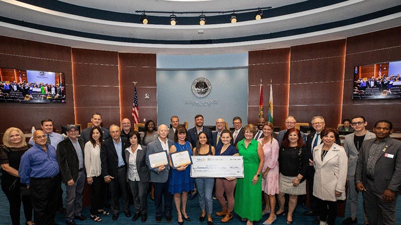 Rotary Club of Coral Springs Donates Over $122,000 to Community Garden
