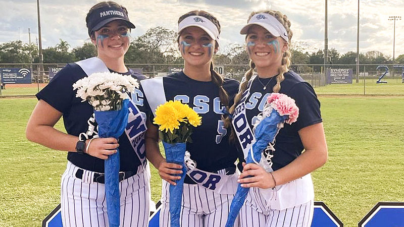 Coral Springs Charter Hosts 2 Senior Nights; See Wins District Championship in Tennis