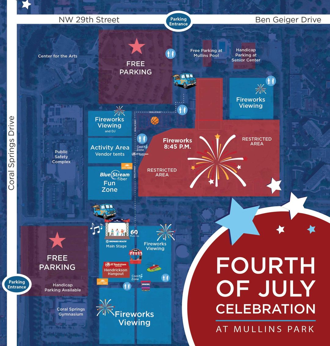 Coral Springs’ Annual Fourth of July Celebration to Illuminate the Sky with Fun and Fireworks