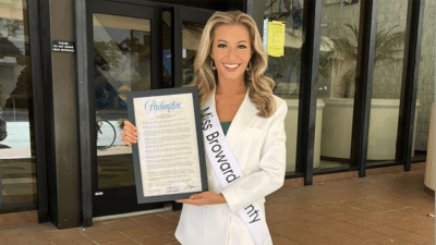 Miss Broward County Alana Scheuerer Competes for the Miss Florida Title
