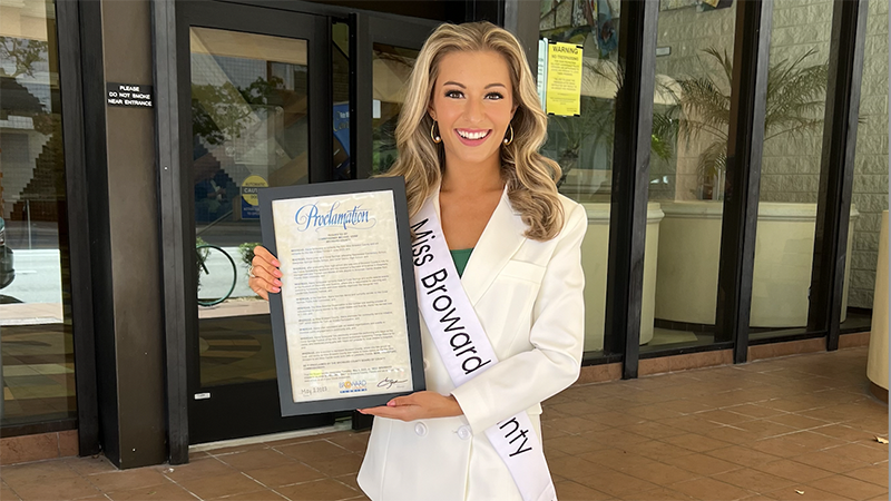Miss Broward County Alana Scheuerer Competes for the Miss Florida Title