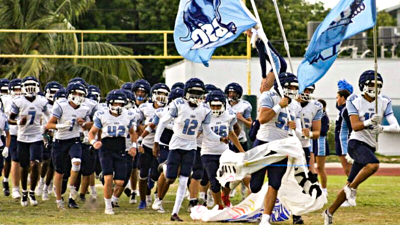 Rivalry Night: Coral Springs Charter Football Faces Off Against J.P. Taravella