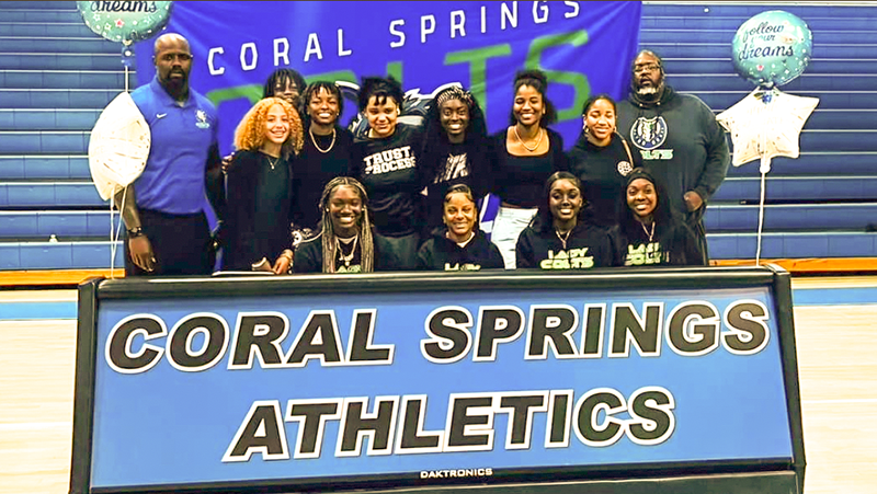 5 Coral Springs High School Basketball Players Sign to Play in College