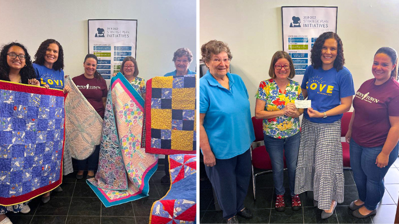 Coral Springs Quilters Guild Stitches Support for Boys Town of South Florida