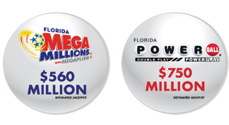 Powerball and Mega Millions Jackpots Skyrocket to Combined $1.3 Billion
