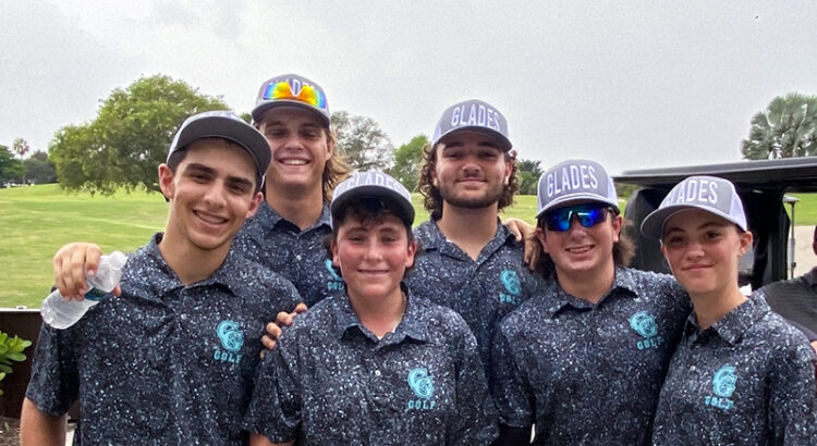 Coral Glades Boys Golf Wins 1st District Championship in School History