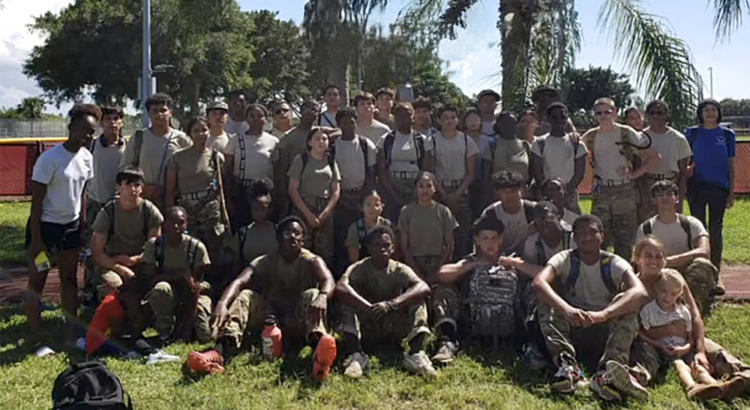 Coral Springs High School JROTC Finishes in 3rd Place in First Competition
