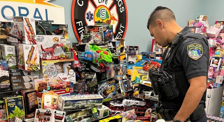 Coral Springs Police Hold Annual Toy Drive