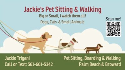 Jackie’s Pet Sitting and Walking