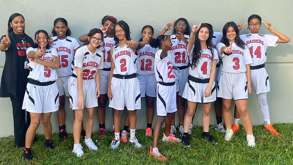 Ramblewood Middle School's Girls’ Basketball Team Achieves a Historic Undefeated Season