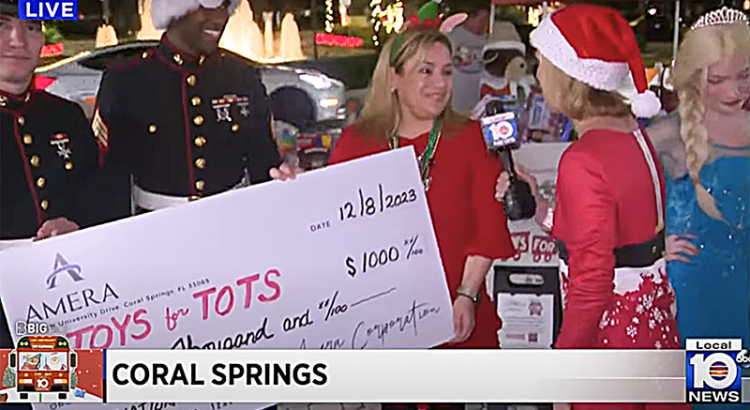 Coral Springs Shines During Local 10’s Annual Holiday-Giving Tradition