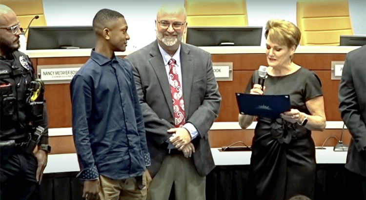 “You’re a Hero”: Coral Springs Teen Honored for Evacuating His Family From Burning Home