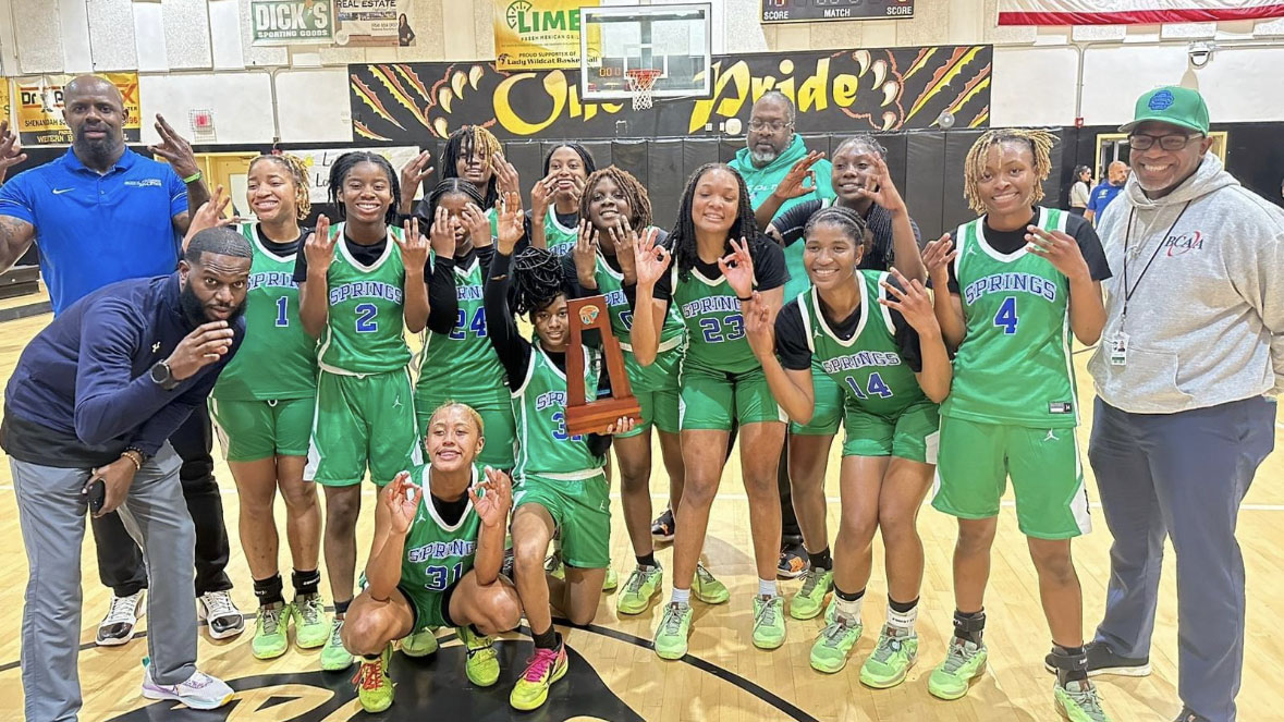 Coral Springs High School Girls Basketball Team Wins District Championship