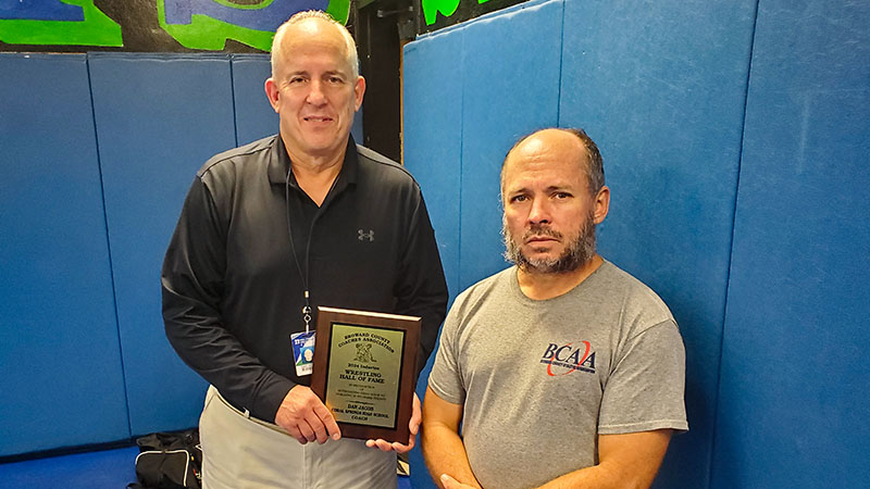Coral Springs Coaches Inducted into the Broward County Wrestling Hall of Fame