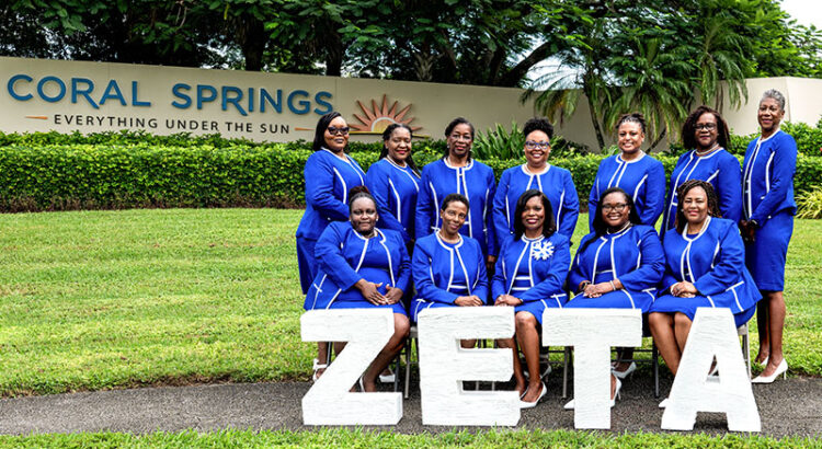 Phi Xi Zeta Chapter Celebrates 16 Years in Coral Springs with Tribute to Police