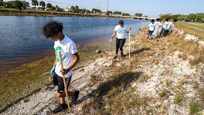 Earn Service Hours During the 47th Annual Waterway Cleanup in Coral Springs