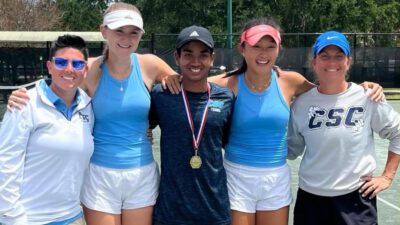 3 Coral Springs Charter Tennis Players Win District Championship