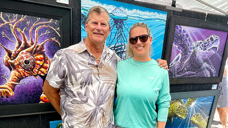 Sand Turtles Coach Blends Passion for Volleyball and Marine Art in Coral Springs