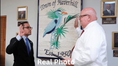 Real photo of Daniel Sohn Swearing in (1)