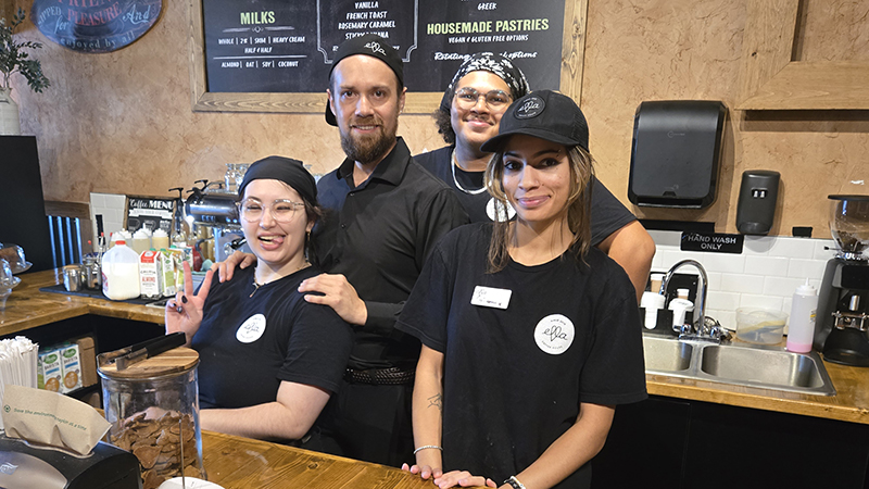 lla Coffee House was officially introduced to the business community with a ribbon-cutting on Thursday.