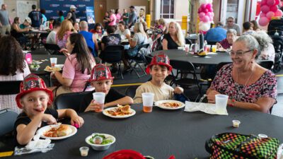 Coral Springs-Parkland Fire Department Holds Pasta Dinner for Cancer Awareness