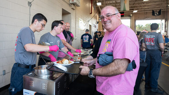 Coral Springs-Parkland Fire Department Holds Pasta Dinner for Cancer Awareness