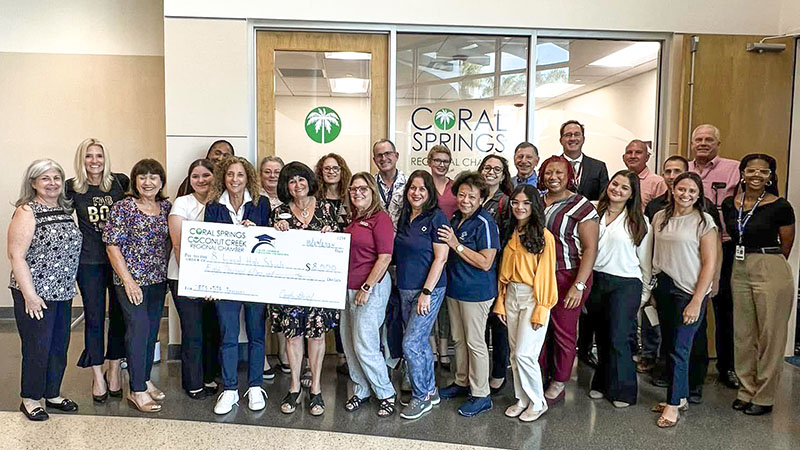 Coral Springs Coconut Creek Regional Chamber Donates $8,000 to Local High Schools