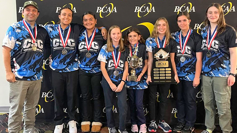 Coral Springs Charter Girls’ Bowling Team Wins First Place at BCAA Championship. {CSC}