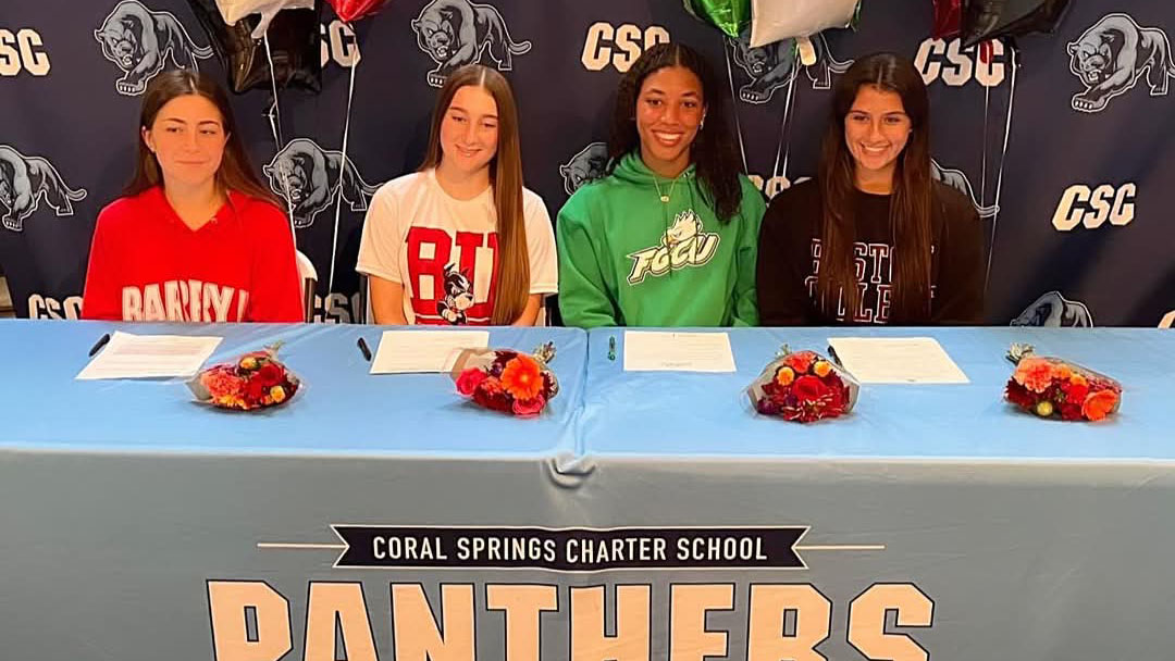 4 Coral Springs Charter Softball Players Sign to Play in College