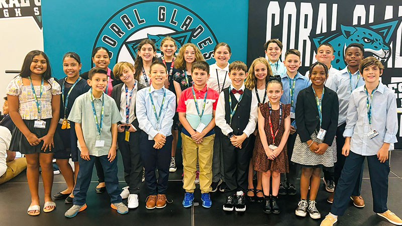 The Eagle Ridge Elementary School Speech and Debate Team