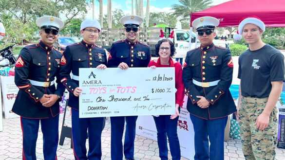 Local 10’s Big Bus Toy Express Makes Festive Stop at The Walk in Coral Springs