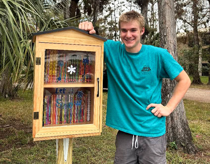 Eagle Scout Troop 220 Brings Little Free Library to Preschool